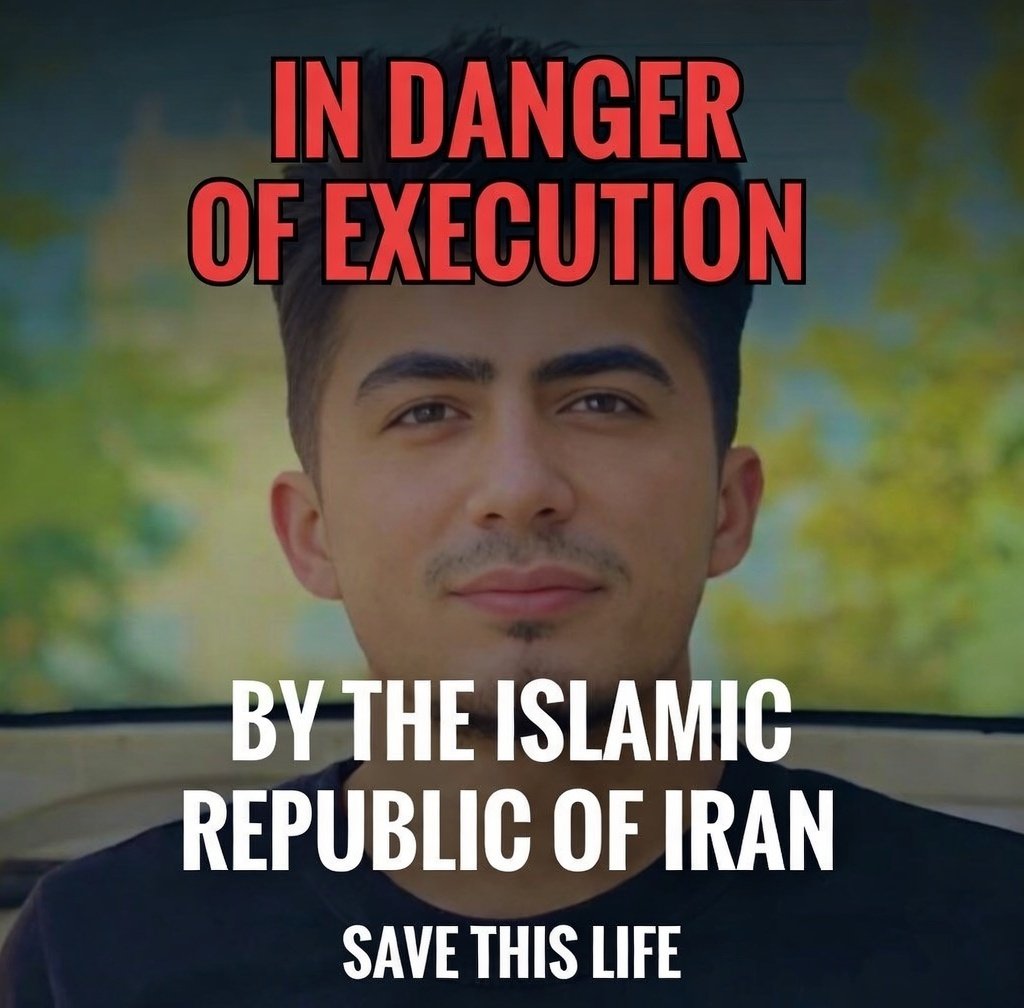 khashayar_org's tweet photo. این جوان ایرانی در خطر اعدام فوری توسط جمهوری اسلامی قرار دارد.
حکم اعدام او در دادگاهی ناعادلانه صادر شده و هر لحظه ممکن است اجرا شود.
صدایتان را بلند کنید، به اشتراک بگذارید و نجاتش دهید!!! 

پاینده ایران جاوید شاه

#StopExecutionsInIran 
#Mehrab_Abdollahzadeh
#SaveThisLife https://t.co/5PtCa2BzrP