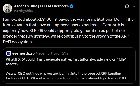 InvestWithD's tweet image. 🚨FIRST Native Loan SUCCESSFULLY Tested on XRP Ledger — Built-In DeFi Is Now REAL 👀🔥

XRPL validator @Vet_X0 successfully created and tested the FIRST NATIVE LOAN directly on the $XRP Ledger devnet using the new XLS-66d lending feature. ✅ 

XRPL can now handle borrowing and