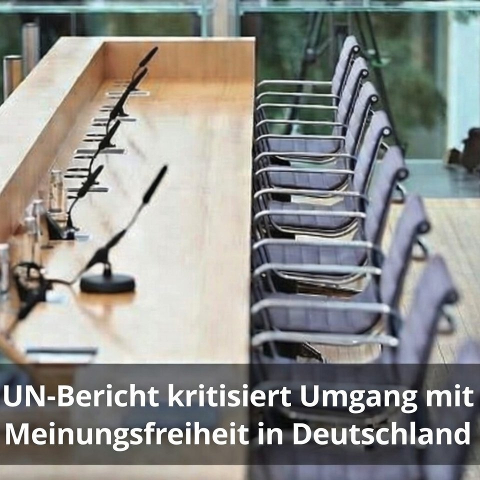 EpochTimesDE's tweet photo. UN-Bericht kritisiert Umgang mit Meinungsfreiheit in Deutschland