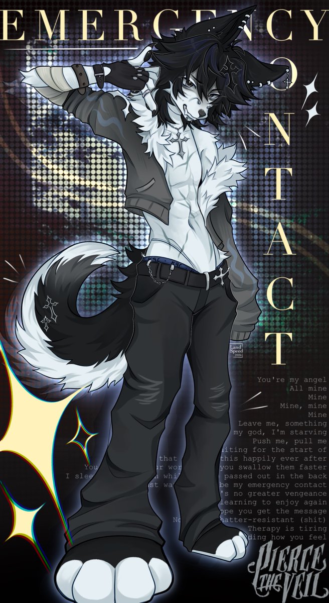 landspeeda's tweet image. pierce the veil mention.. fullbody c0mm :3