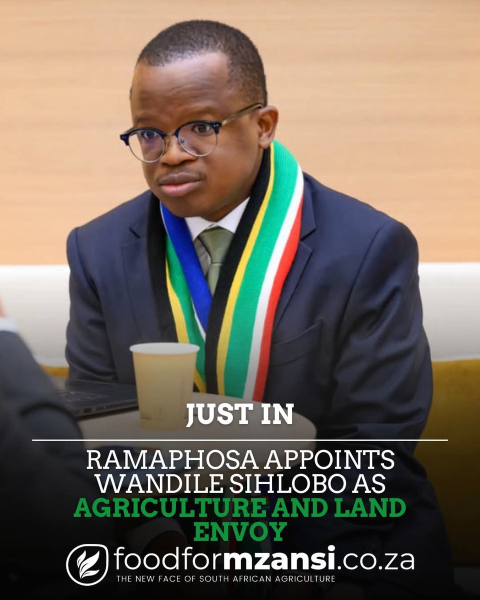 Congratulations my Brother <a href="/WandileSihlobo/">Wandile Sihlobo</a> . You deserve this. Camagu!!!