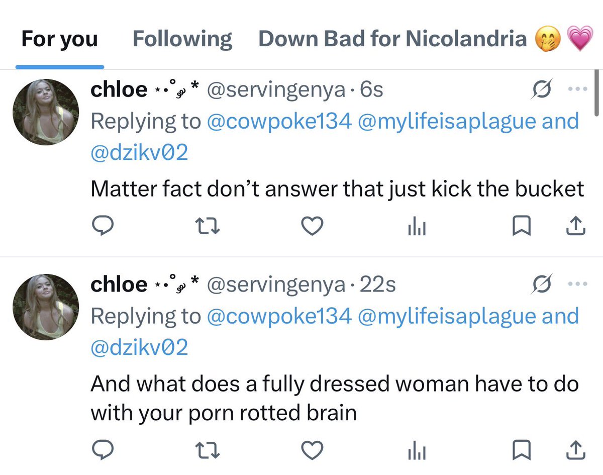 servingenya's tweet image. is this what my oomfs see