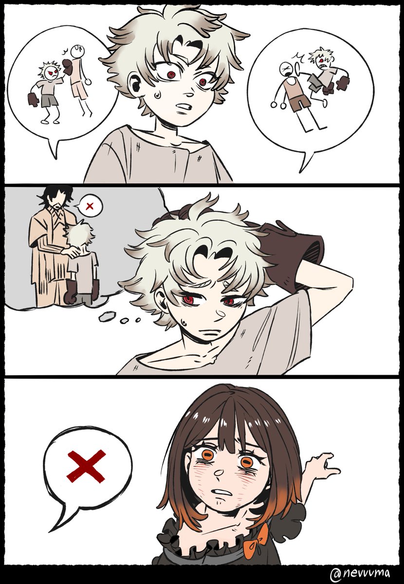 Book 
1/4

As promised, here are two parts of the comic😚
#GACHIAKUTA #RUDO #AMO