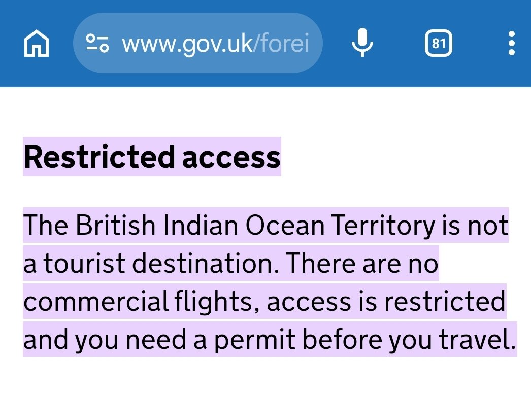 Entry to the Chagos Islands is heavily restricted, but you knew that before you pulled this stunt. You need to get prior authorisation  because it is not a tourist destination. It literally says on the government website.
