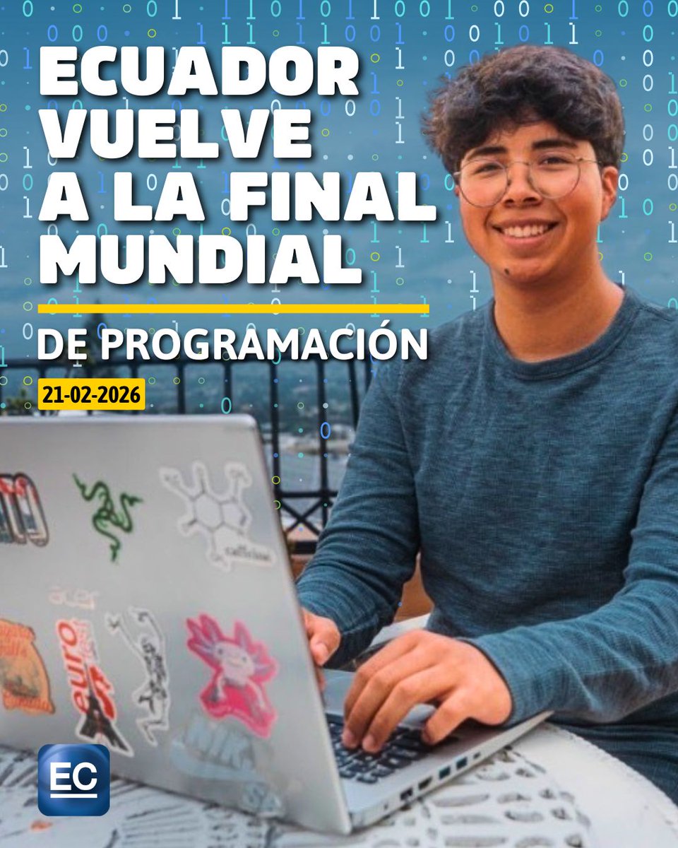 👉 f.mtr.cool/vazqtwmehj  Tiene 19 años y está compitiendo contra los mejores programadores del planeta. Su historia empieza en un cantón de Cotopaxi.