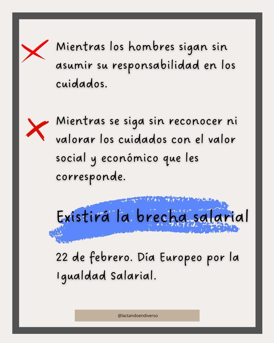 Lactandoendiver's tweet photo. He cobrado menos que un compañero por hacer exactamente el mismo trabajo. No por casualidad, ni por despiste o por “circunstancias”. Por ser mujer y trabajar en un sector feminizado. Por moverme en un ámbito donde lo raro es encontrar hombres… salvo en los puestos de decisión. https://t.co/LdqWVXOvuQ