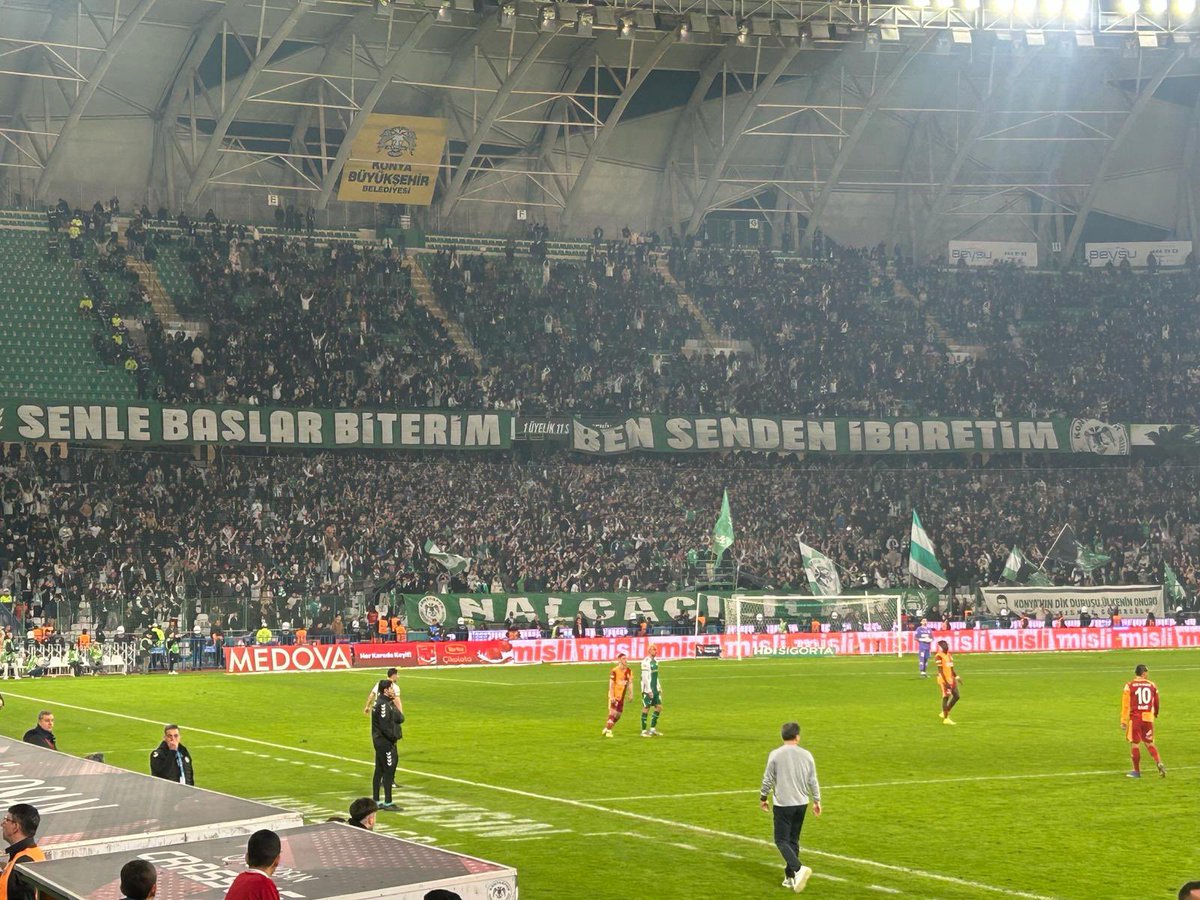 MAÇ SONUCU |

KONYASPOR’UMUZ 2 - 0 Galatasaray

#AnadoluHükümdarı