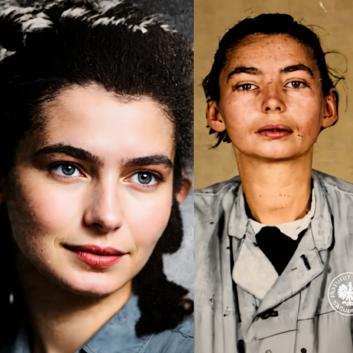 19 miesięcy okrutnego bicia i tortur pod nadzorem żydowskiej bestii -
Józefa Goldberga.
Ta 28-letnia dziewczyna
nikogo nie wydała.

10 lat, a dokładnie 3653 dni więziona
w strasznych warunkach
przez czerwoną hołotę.
Uwolniona w 1956.
Łączniczka AK.
Szef Wydziału Łączności KG NZW.