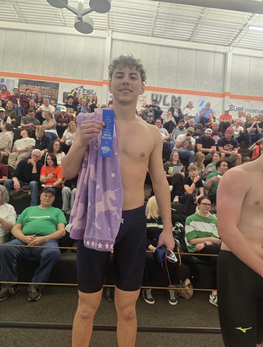 Lewis Cass junior Jayden Ramer is State bound in the 200 freestyle with a New School Record, 1:47.88.