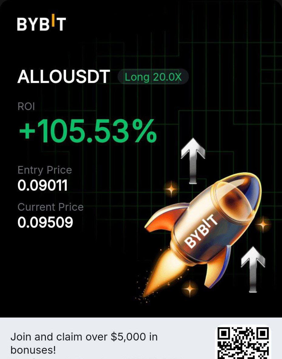 WBTSignal's tweet image. Perfect $ALLO profits
Over +100% profits achieved

[Link in Bio]
#Cryptonews #Trump #Allousdt #Investing #Bitcoin