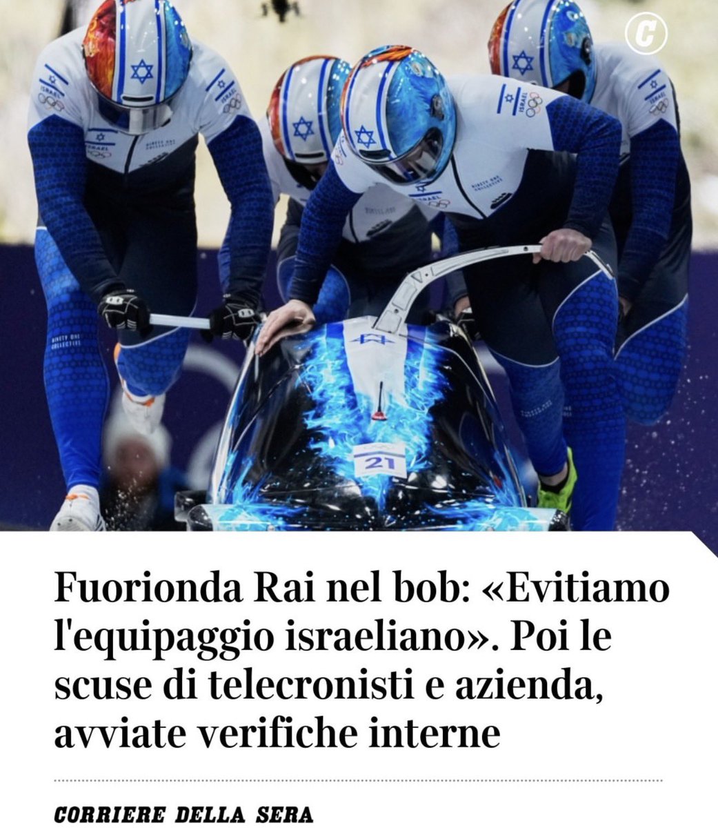 Giorgiolaporta's tweet photo. Non c’è da chiedere scusa, ma da firmare una lettera di dimissioni prima che arrivi una lettera di licenziamento. 
Una azienda di Stato come la #Rai non può permettere che l’informazione sia gestita in questo modo vergognoso e discriminatorio. Punto.

#21febbraio #israele #bob https://t.co/lHbiylo5y1