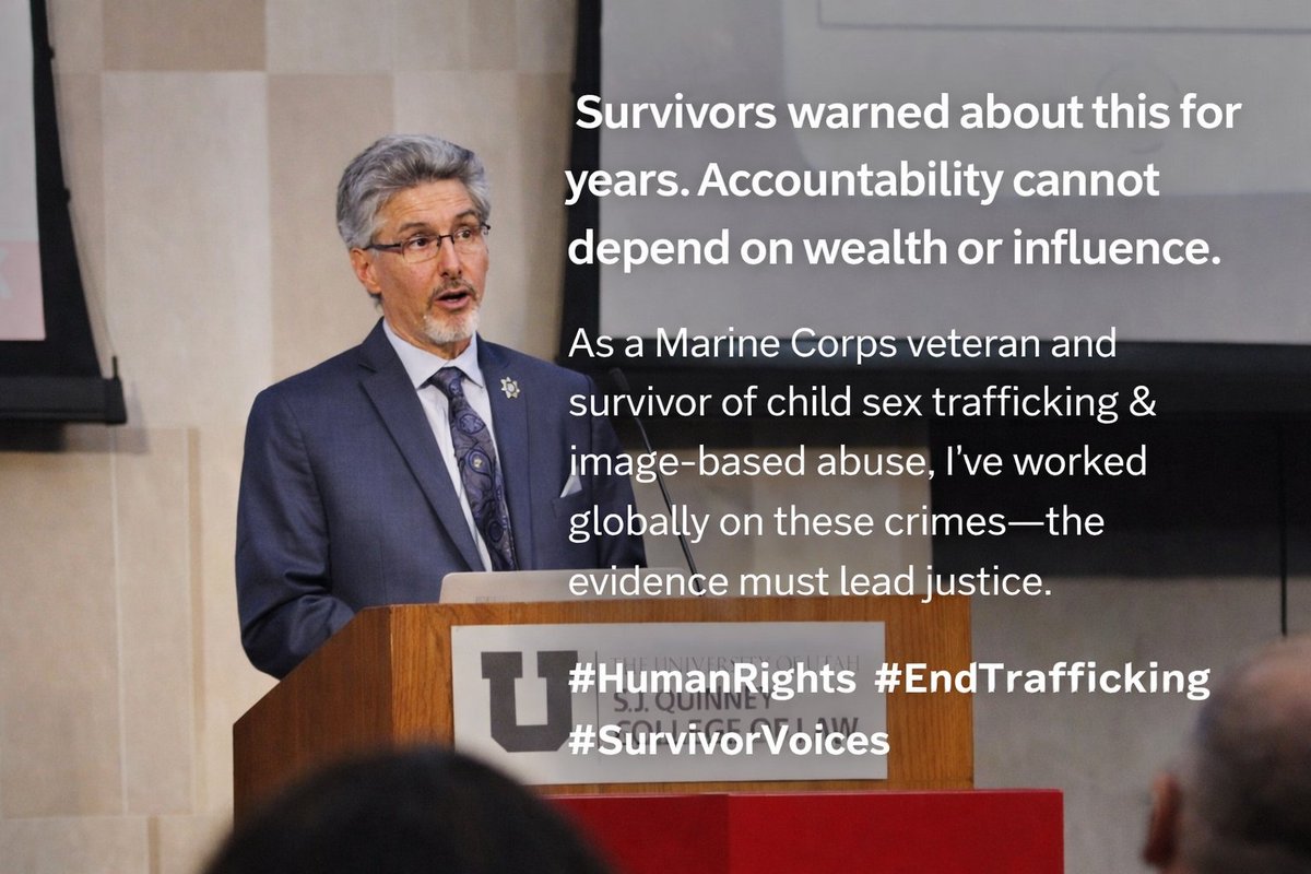 From survivor to advocate: I’ve seen how power can hide exploitation.
As a Marine Corps veteran and CEO of the Trafficking in America Task Force, I work globally so evidence—not influence—leads justice.
#HumanRights #EndTrafficking #SurvivorVoices #VeteranLeadership