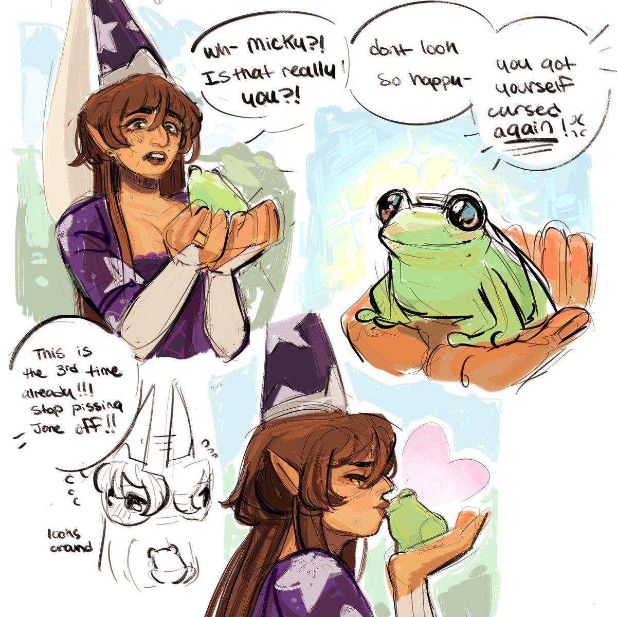 pollendotberry's tweet photo. Sometimes a paladin wants to be saved too!!!! #lesbyler #byler https://t.co/s0OCiKmsmB