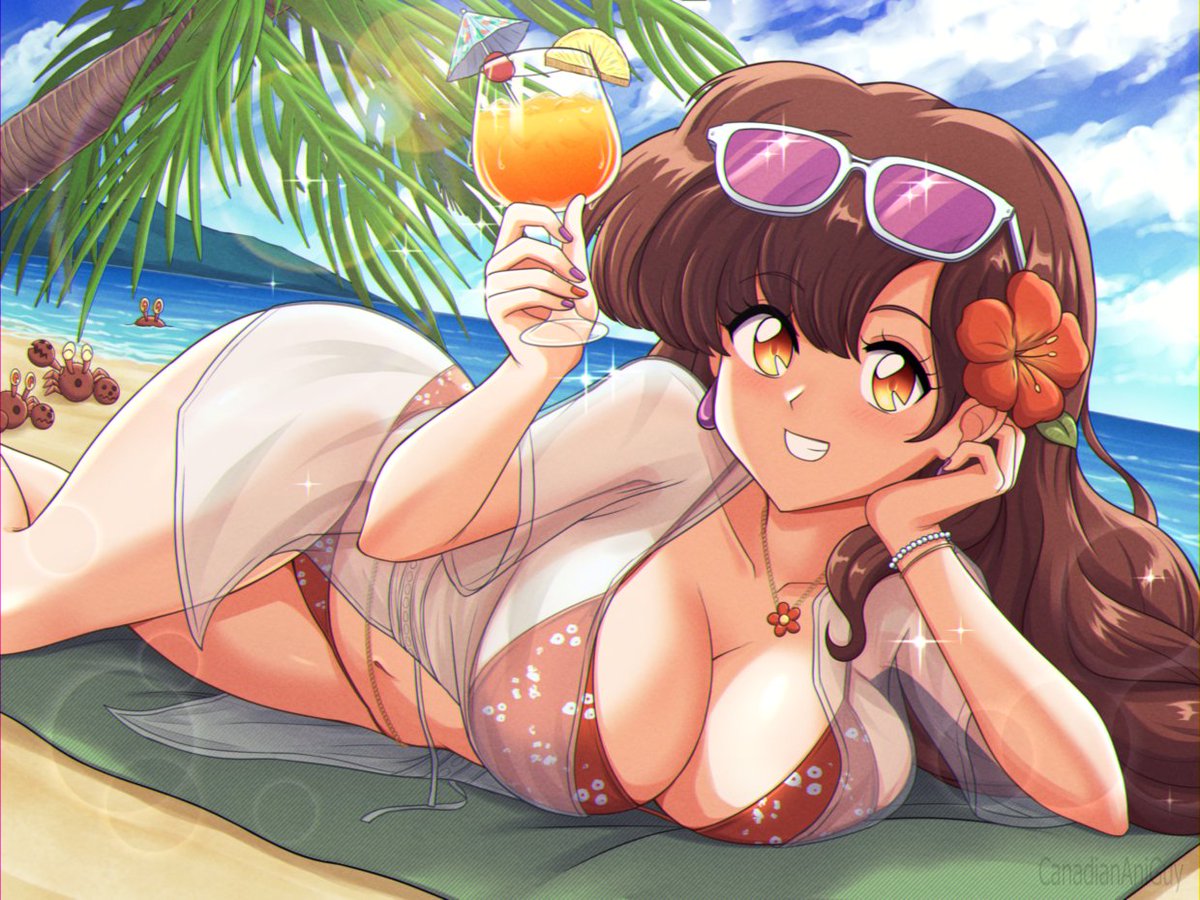 Nostalgic Retro Beach Babe - Natsu Kashii 🏖️