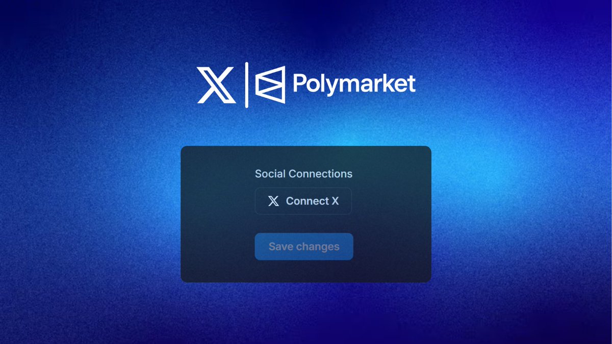 Polymarket / X linking is finally back

I know a lot of you were struggling with the missing connection section lately

looks like the fix rolled out yesterday

the option is live again in your settings, just log in and give it a few minutes to sync

> better get it done now