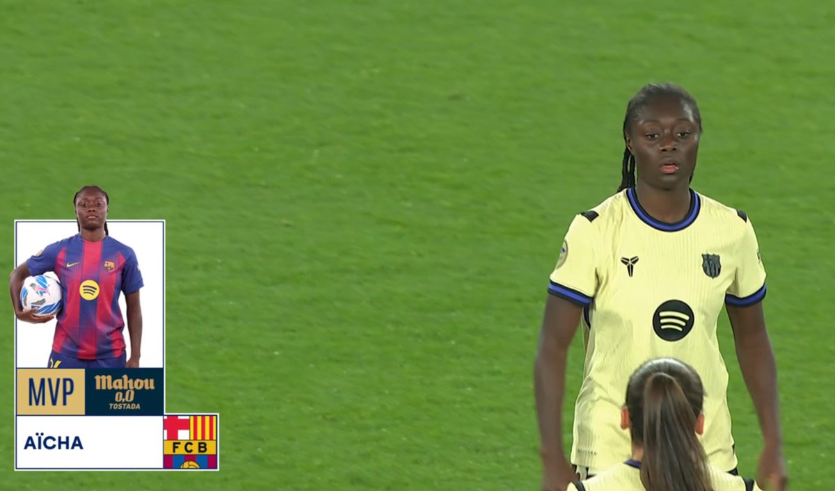 Gyai_Gyimi3's tweet image. RT @BarcaUniversal: 🚨 OFFICIAL: Aicha is the MOTM against Granada.