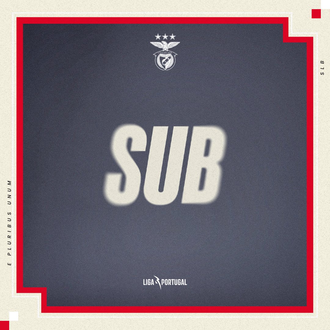 SLBenfica's tweet photo. 🔄 [46'] Substituição:

➡️ Tomás Araújo
⬅️ Otamendi

#SLBAFS | #LigaPortugalBetclic https://t.co/OpLQBq6GLV
