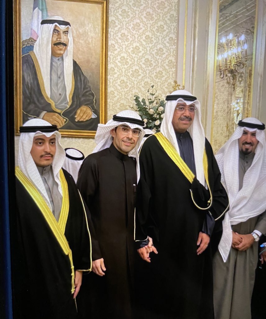 زيارة مبارك الجسار وعبد الله المسلم لديوان وزير الدفاع لتقديم التهنئة بشهر رمضان المبارك