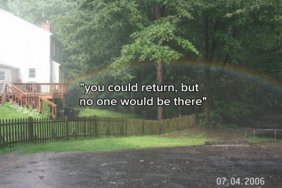 nostalgia is the deepest emotion I've ever felt