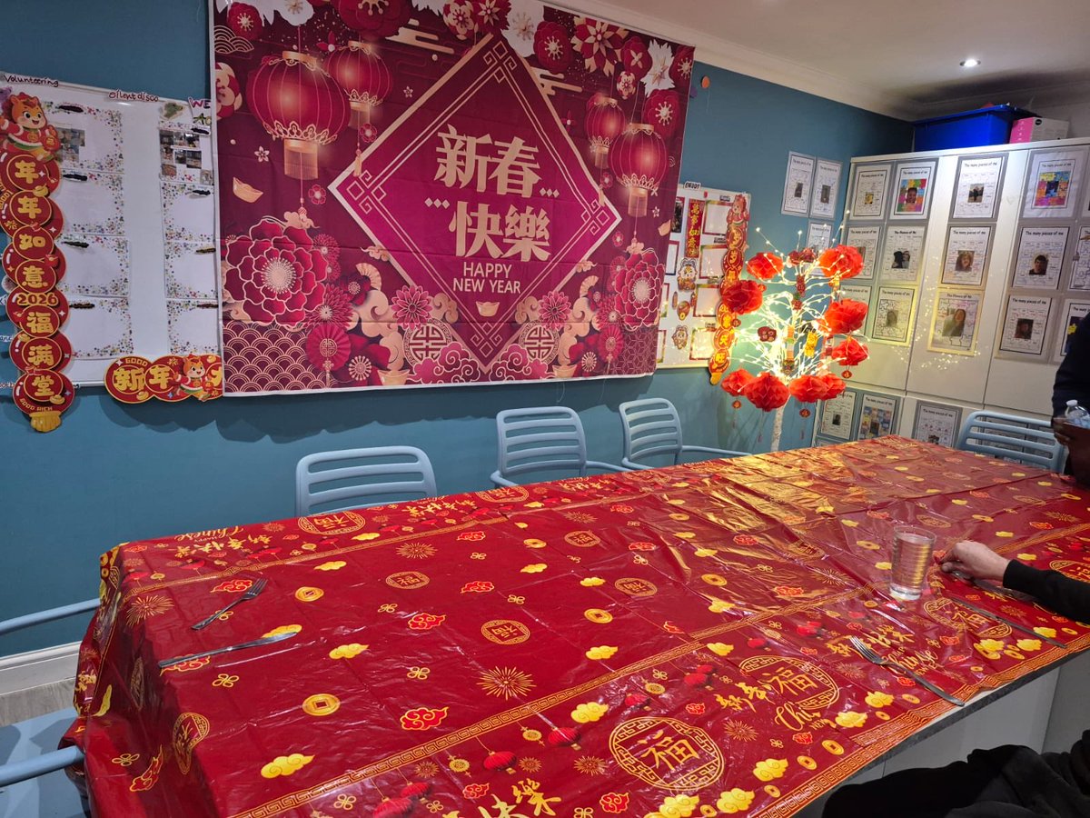 CascadeCharlton's tweet photo. Celebrating Chinese New Year 🧧. Beautiful decorations and a traditional Chinese meal cooked from scratch #ChineseNewYear2026 #enablenotlabel https://t.co/Edxvh3JYnw
