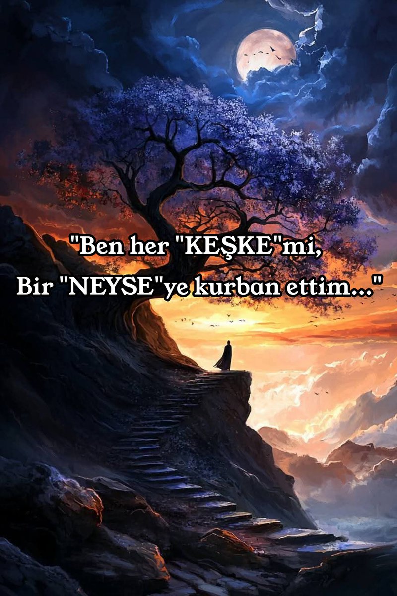 Keşke...
Neyse...