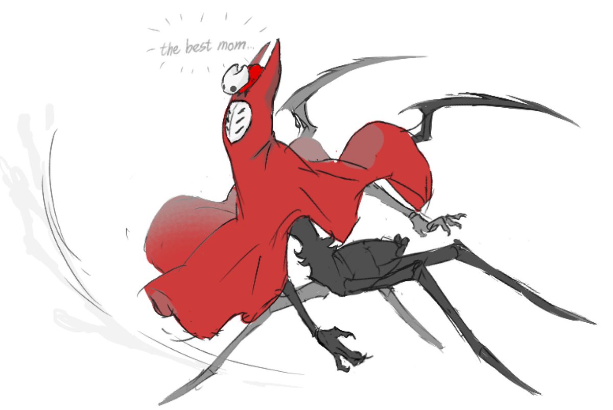 我流赫拉
（我还是比较愿意相信空洞里那个赫拉是死太久了肥《》
#silksong