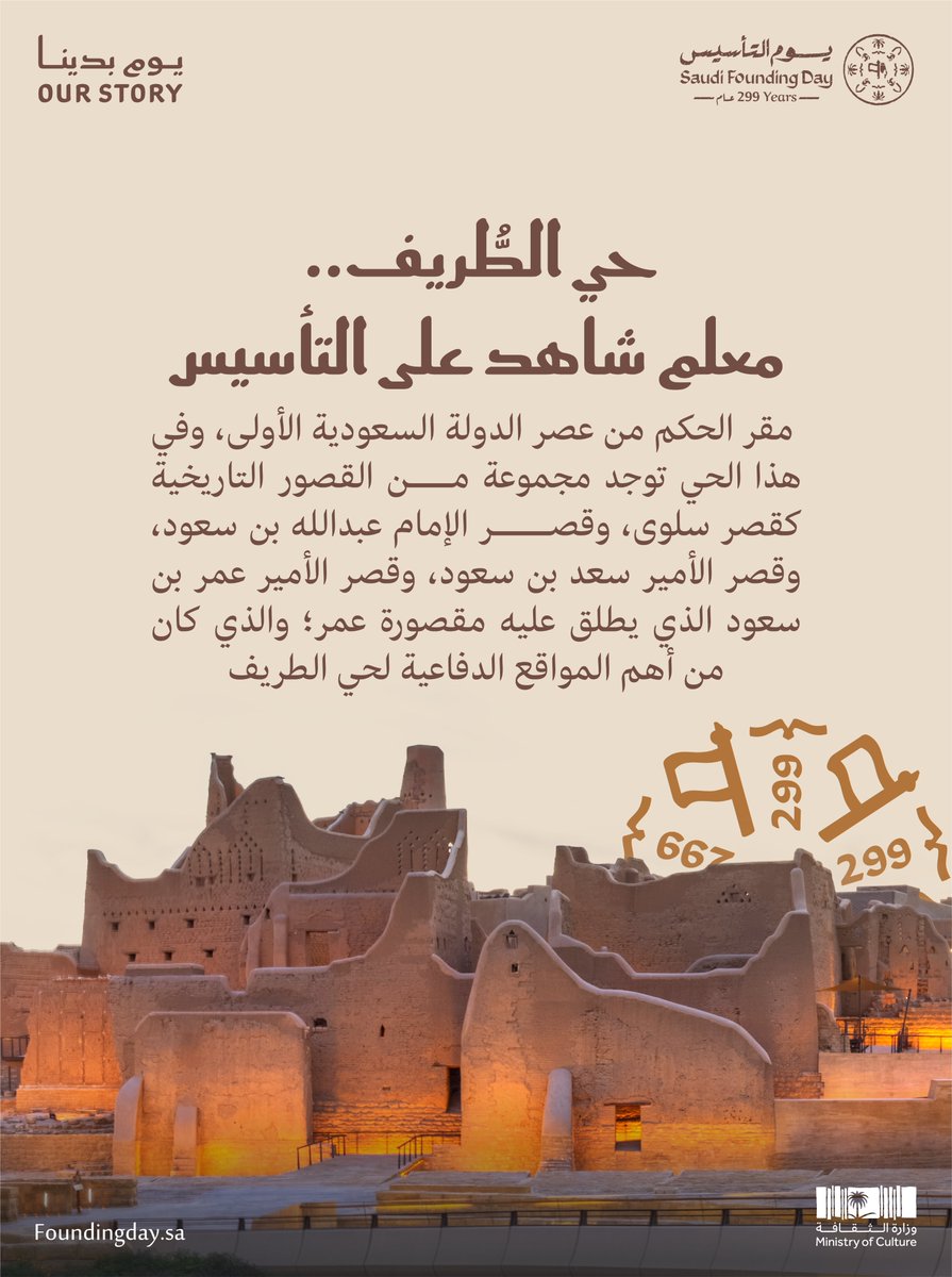 على ضفاف وادي حنيفة؛ شامخ وشاهد.

#يوم_التأسيس