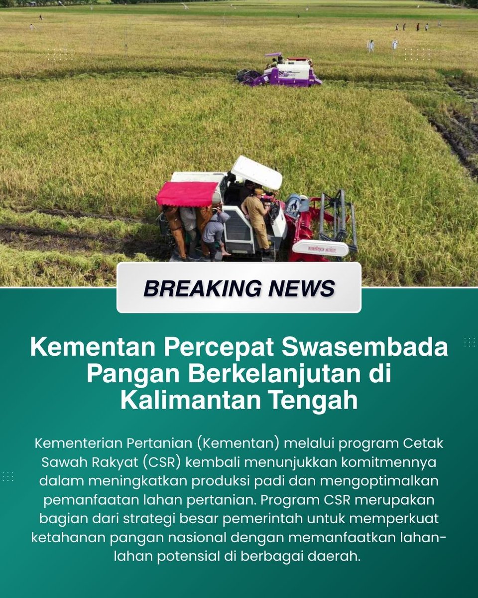 Kolaborasi Petani Dan Pemerintah Memperkuat Ketahanan Pangan Dalam Negeri #SwasembadaPangan