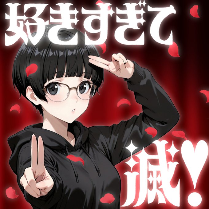 20日に #爆裂愛しすぎて滅 のタグをつけて投稿するといいねが牛になると聞いて、投稿したかったのですが間に合いませんでした(画像作ってるからだよ) 