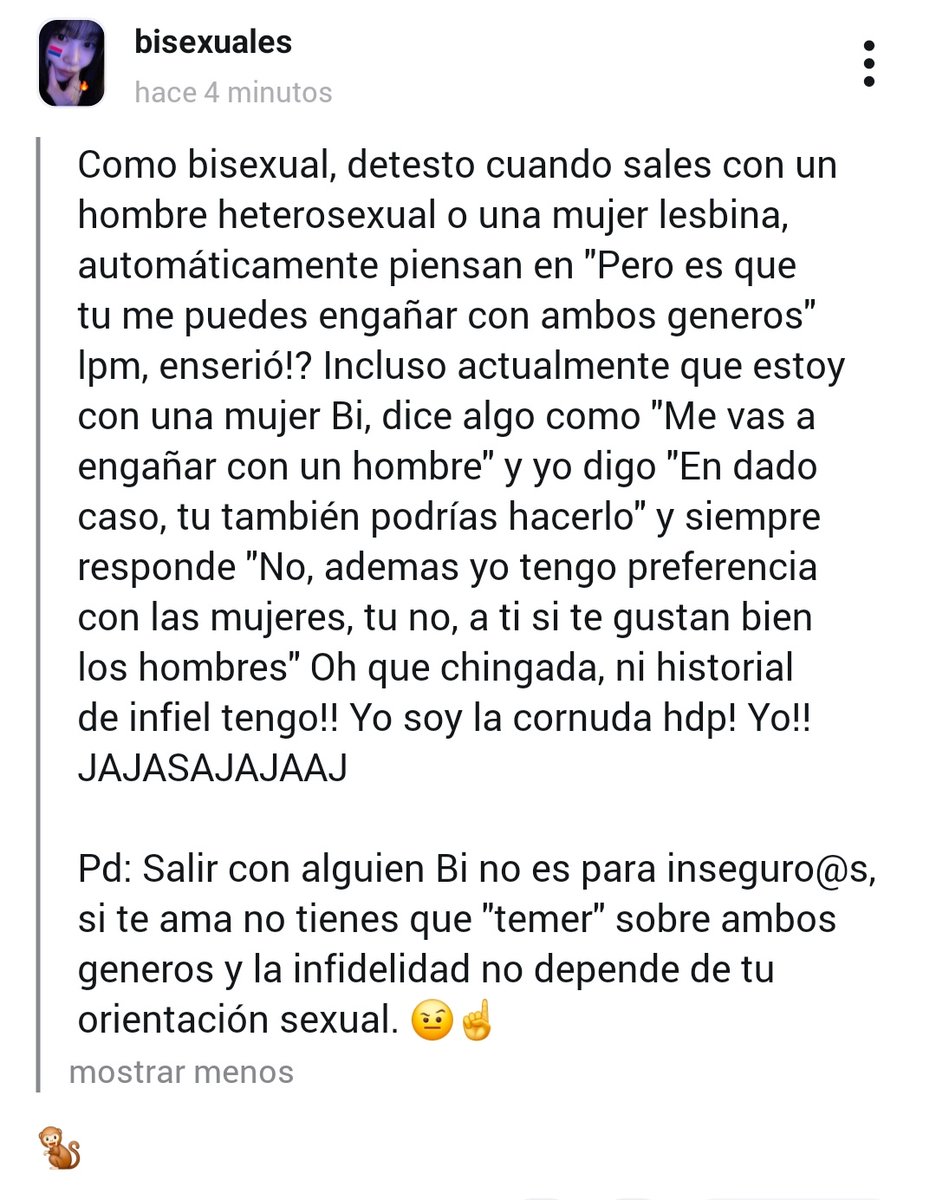 amigas sí, a veces da un pesar horrible