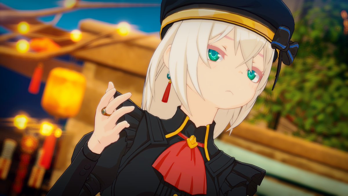 白髪に黒衣装が意外に似合う！

#スタレゾ  
#スタレゾSS