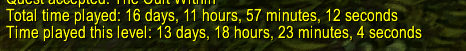 Petsterr's tweet photo. -84 days -2000 hours on druid -13 days -300 hours on mage! we beat dragonland time (yay?) easily able to beat this in midnight if I AFK my house right? https://t.co/zK1ecsU4EM