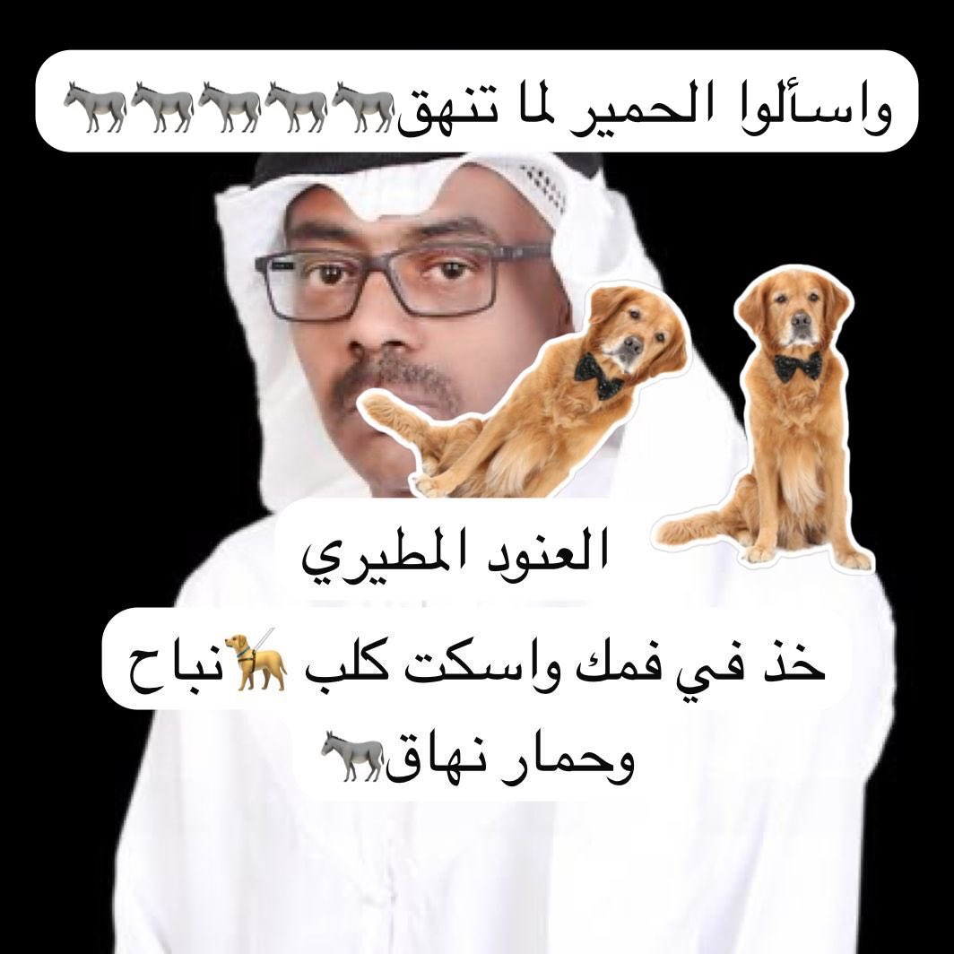 DMoh1414's tweet image. الكلب يبقـى كلب مهمـا تـربيـه 
طبع النجاسة في خلايا عروقـه 
مثل الردي مهما من الطيب تعطيـه 
     لازم ردي الاصل طيبك يبوقـه
بياعين الأوطان
صعاليك لندن وتركيا والغرب
مضيعين دينهم وأوطانهم 
اهل البرات
المشردين بالعالم 
الضراط ولابسين العبايات والسفيه والحوثه اتباع الدراهم والدنانير
