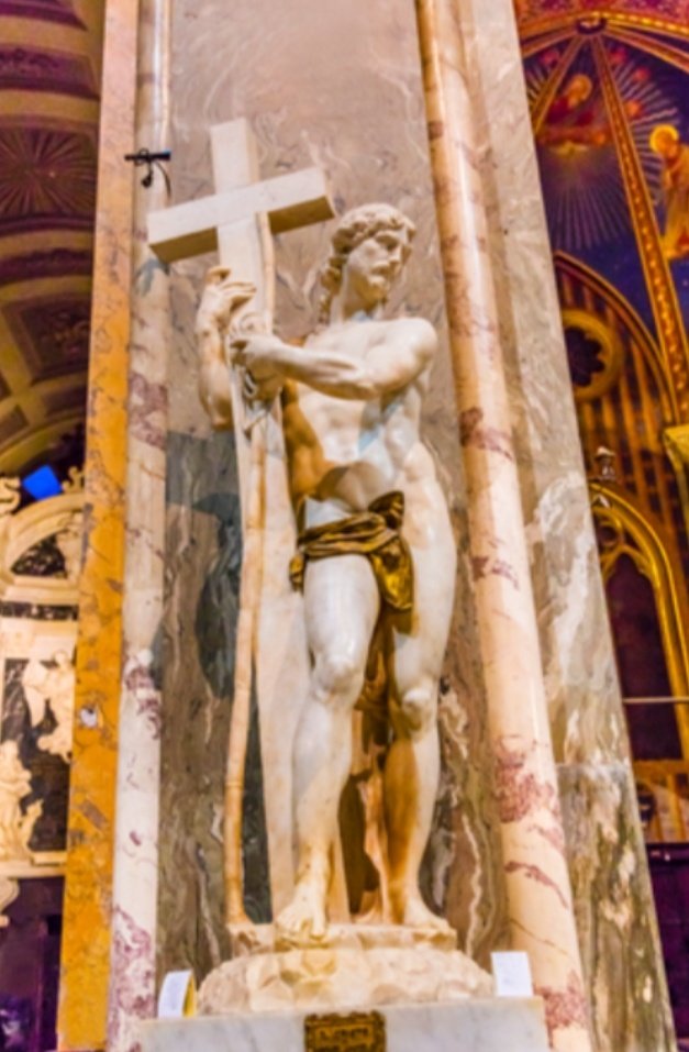 Ojos_De_Gata_'s tweet image. El Cristo de  La Minerva, de Miguel Ángel en Santa María Sopra Minerva y La Piedad, en San Pedro del Vaticano también puedes visitarlas gratuitamente.