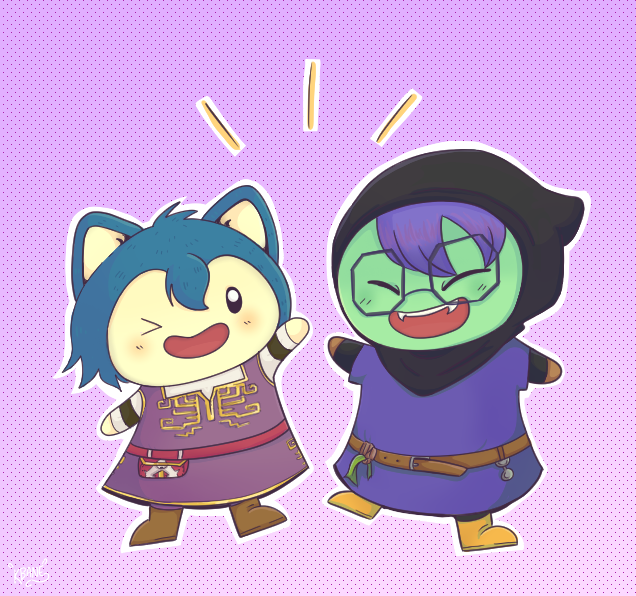 Kbaneishere's tweet photo. @saltydkdan Got around to drawing them, have been wanting to 😊 https://t.co/es3fOzi7wY