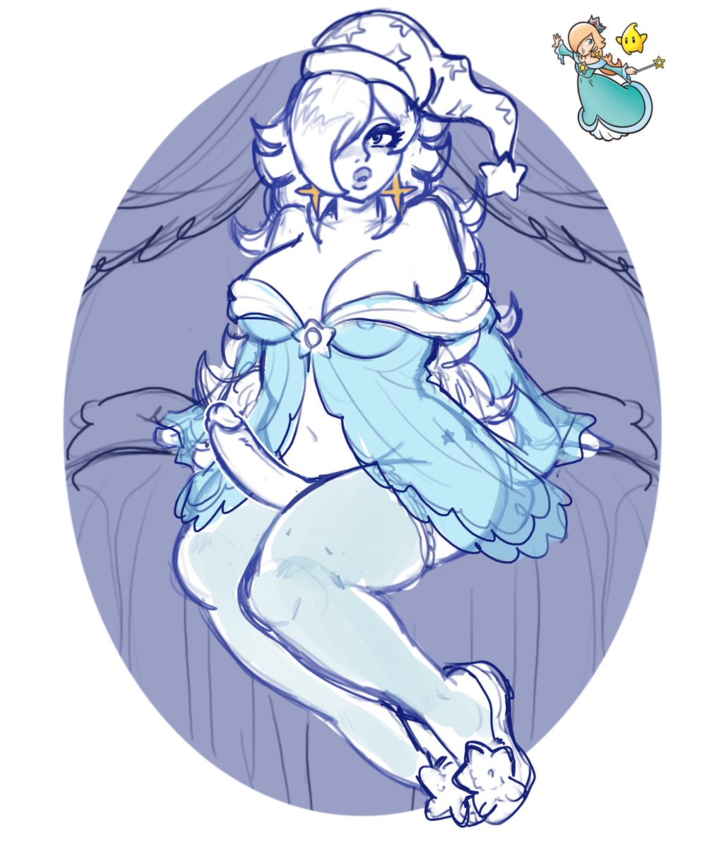 Did this need that many alts? Probably not. Rosalina is very fun to draw tho!~ will be posting the final on my Bluesky, but the folks on here deserve to see a wip right? 😉🩵
#supermario #Rosalina 
bsky.app/profile/butter…