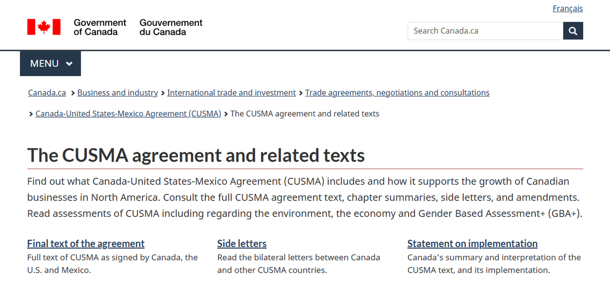 Canada is not affected by Trump's new 15 percent worldwide tariff. Canada is exempt. The reason is structural. CUSMA locks in tariff‑free access for qualifying goods and a US president cannot walk away from CUSMA or rewrite it without Congress. 

Any tariff that violates CUSMA
