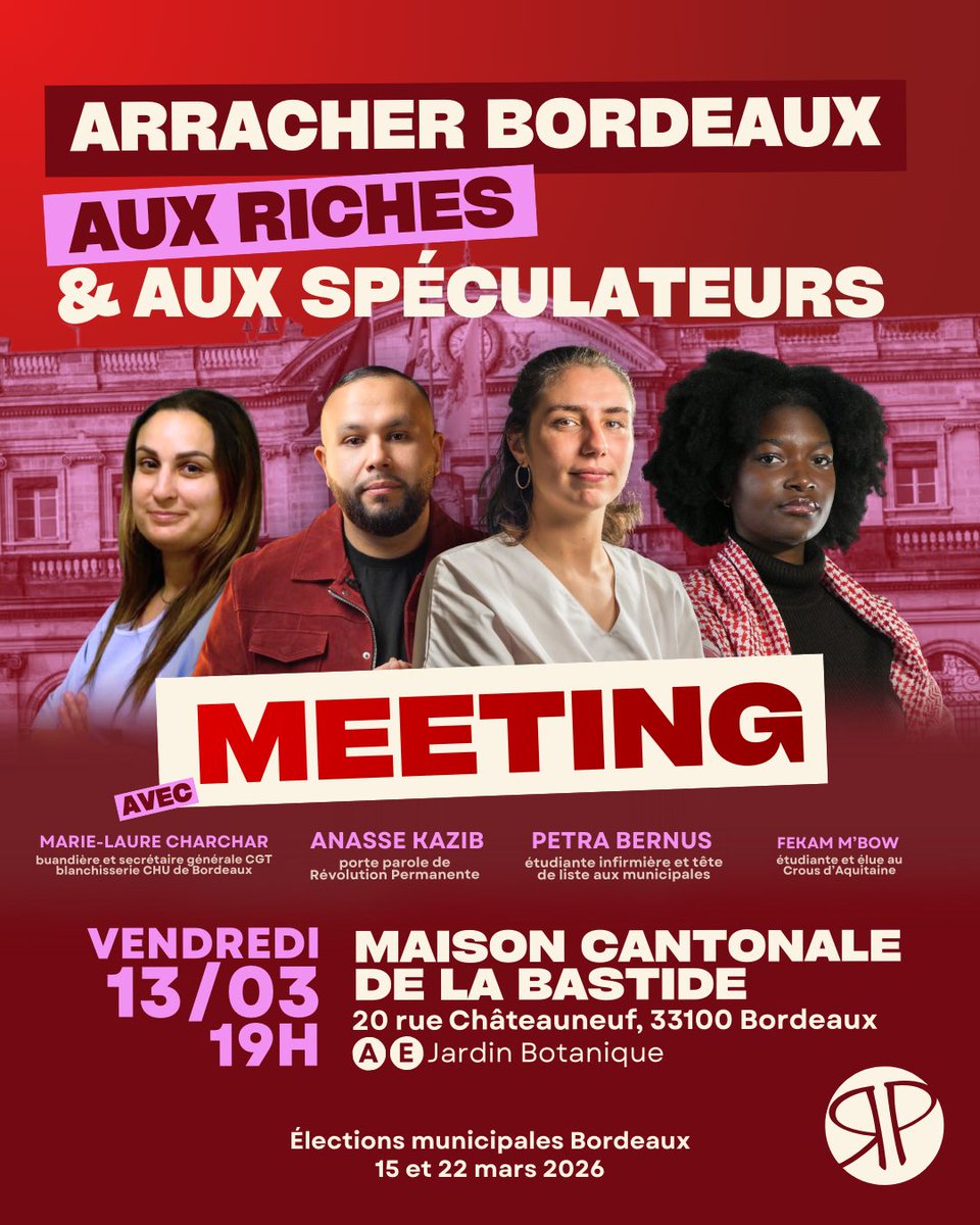 Révolution Permanente Bordeaux tweet media