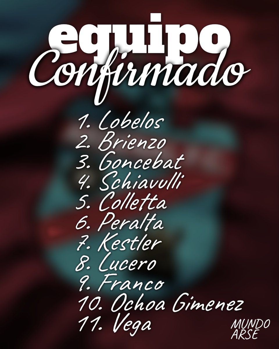 ❤️🩵 Los 11 que salen a defender los colores más hermosos del mundo.

¡¡A DEJAR LA VIDA, ARSE QUERIDO!! 🇨🇩💪🏻

#MundoArse