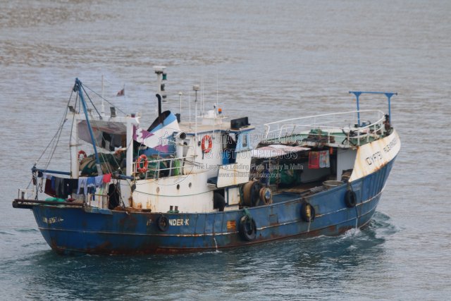 Shipguru's tweet photo. #1960built #cypriot #trawler #ALEXANDER_K #leaving #grandharbourmalta - 24.03.2017 - https://t.co/nfgboxc3g3 - NO PHOTOS can be used or manipulated without our permission https://t.co/PZuQkulqJw