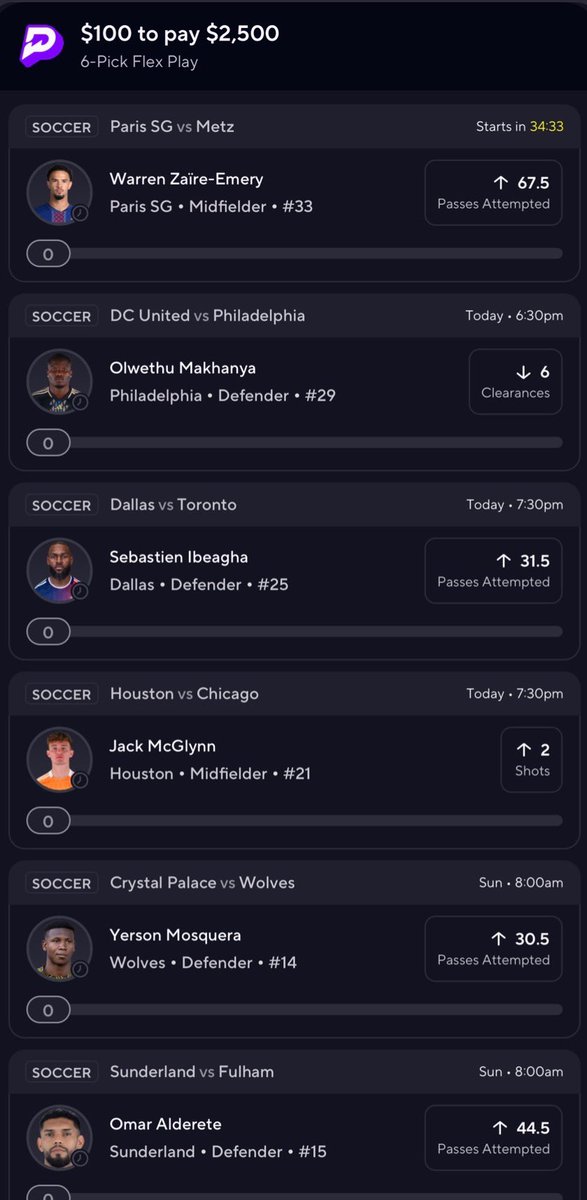 FEELING GENEROUS TODAY🤝

ENJOY THIS 6 MAN☢️

❤️LIKE IF TAILING❤️

prizepicks.onelink.me/gCQS/shareEntr…