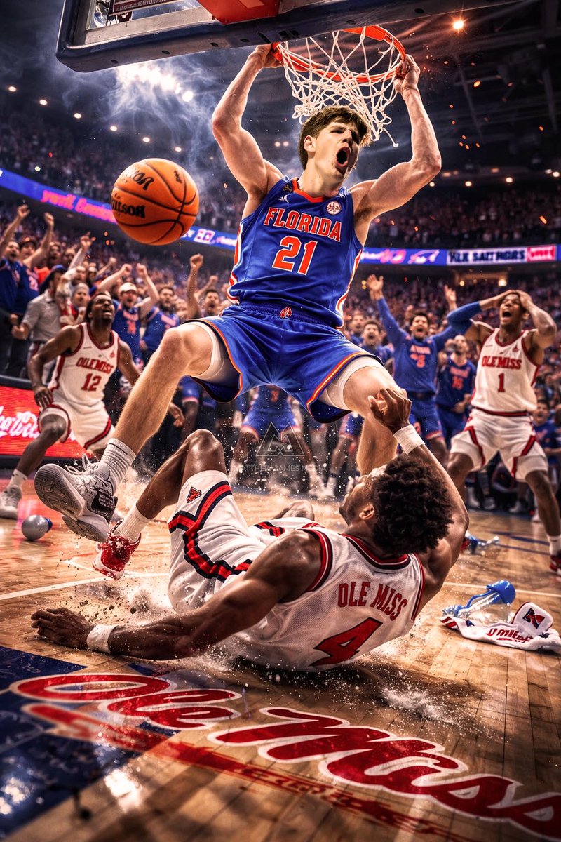 Gators handled business in Oxford. 🐊
Paint dominance. Second-chance points. Relentless pace.

Alex Condon led the charge and Florida never let this one turn into a sweat.

20-6 overall.
11-2 in SEC play.
Still standing at the top of the league.

Road win secured. On to the next.