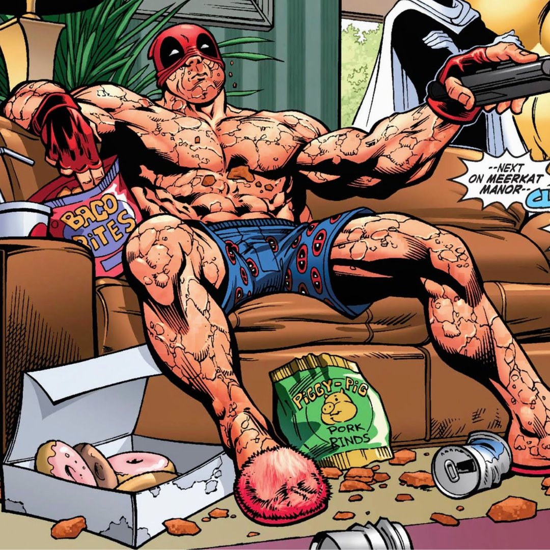 Saturday couch mode activated (Deadpool/GLI - Summer Fun Spectacular (2007) #1)