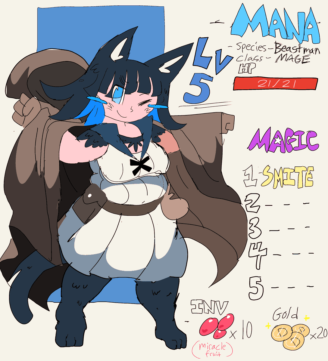 mana for hire!!! only she's hiring herself
i'll forge my own adventure!!!!