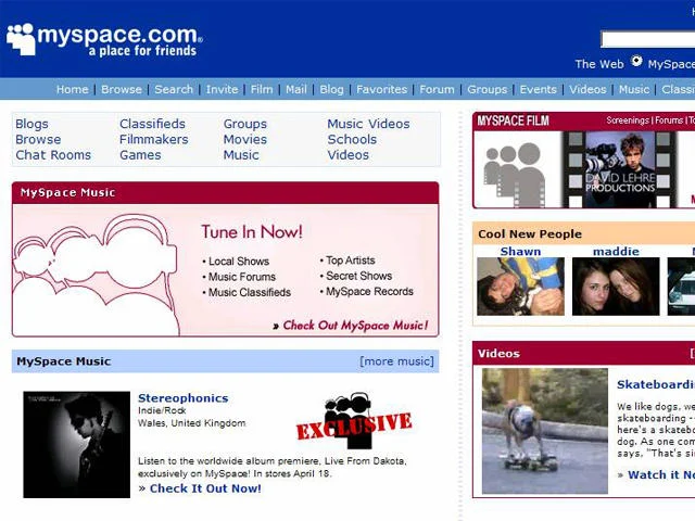 Generation_2010's tweet photo. Myspace, Il a été l’un des premiers réseaux sociaux à cartonner avant l’arrivée de Facebook. Qui se souvient ? https://t.co/zD4cxqGb4P