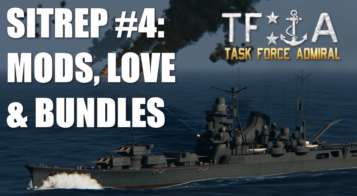 DrydockDreams's tweet photo. The latest Task Force Admiral update is up &amp; running guys! Link in the comments below! On the menu today: some progress, the current state of modding, &amp; a few very nice bundles with very nice people!
Cheers!
#screenshotsaturaday #gamedev #indiedev https://t.co/Ef08LmjX8V