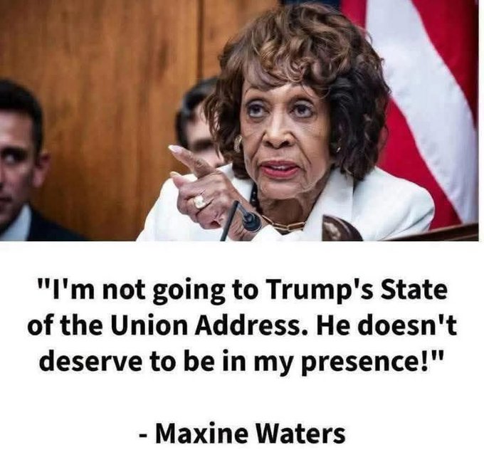 Maxine Waters does realize that nobody cares right?