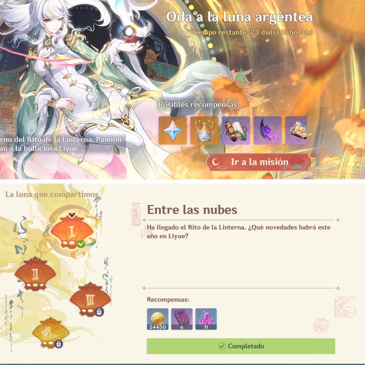 🔴STREAM ON💜
Tiradas y Terminamos el Evento del #RitoDeLaLinterna 🏮Oda a la Luna Argéntea🌙
La historia de #Zibai la #Adeptus y en #Liyue para celebrar el Año Nuevo Chino con el Caballo🐴de Fuego🔥. 

Te espero en Twitch💜 para verlo en directo! 👀
🩵 twitch.tv/LadySibi 💙