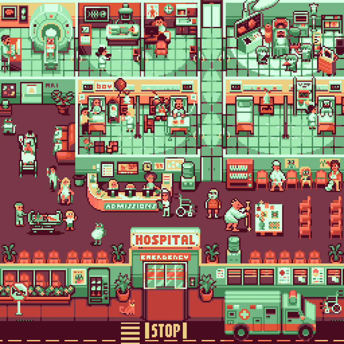 uwucreamy's tweet photo. the doctor will see u now... 🐸🩺

mint day #927 "Hospital" on @basepaint_xyz 👇
https://t.co/Fuy38VuZlR https://t.co/WD3ID06A7a
