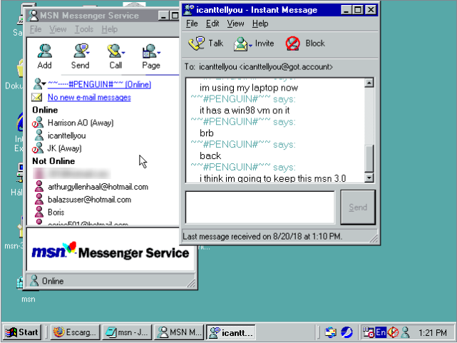 Generation_2010's tweet photo. MSN messenger 😅😅 https://t.co/vbW3IR0JmS